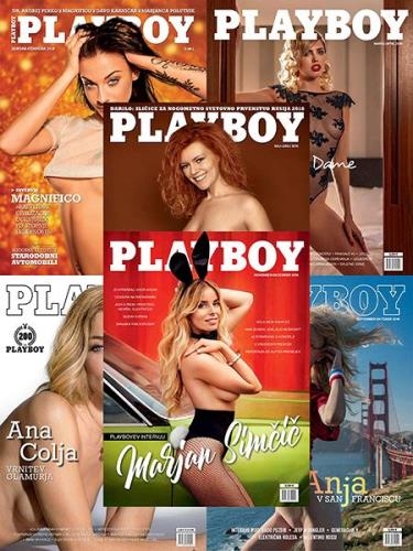 Playboy Slovenia - Full Year 2018 Issues Collection